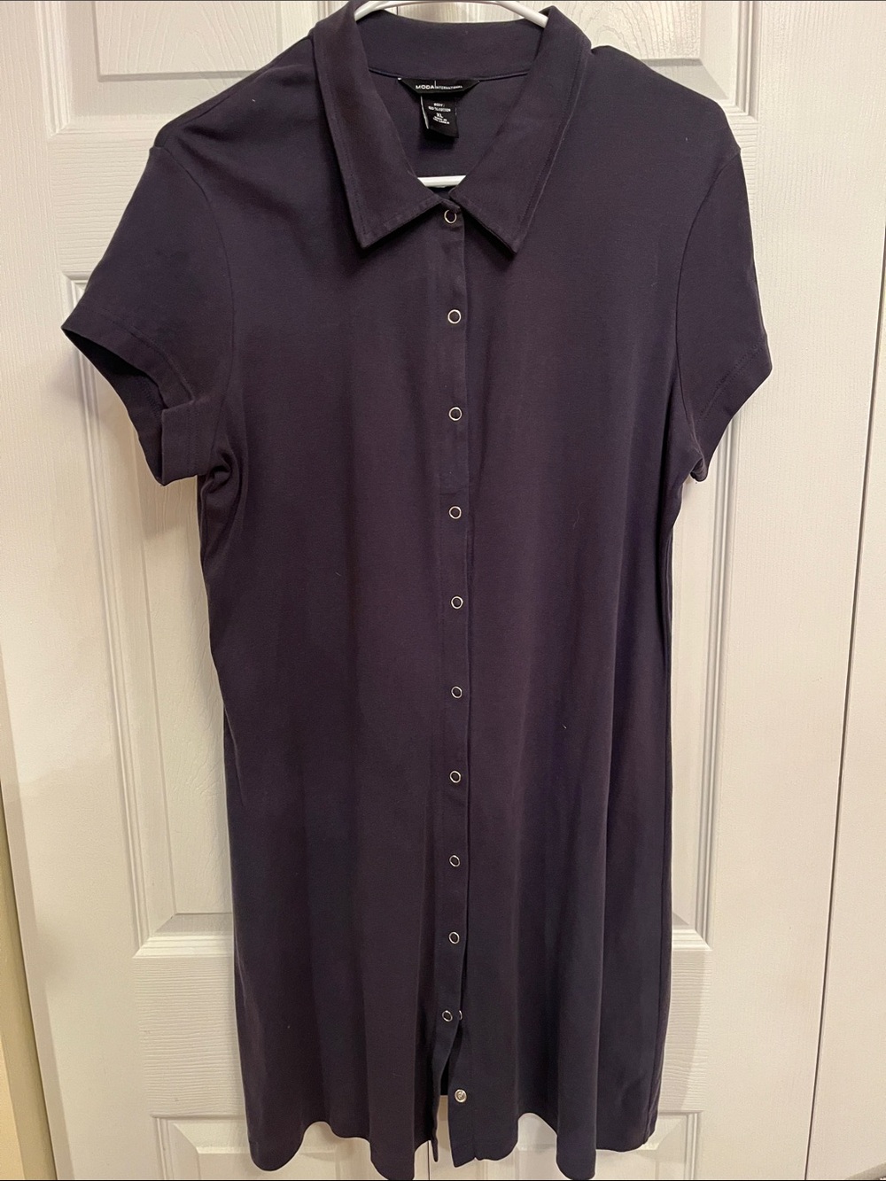 Victoria’s Secret Moda International Dark Navy Polo Shirt Dress-XL